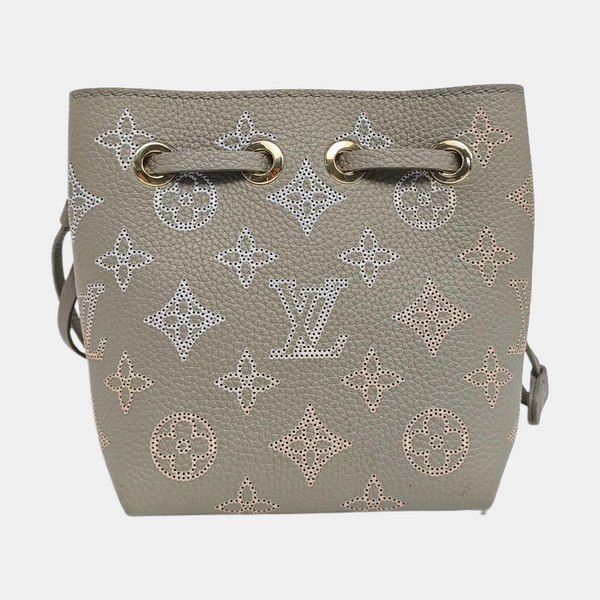 BELLA Monogram Calfskin Gray