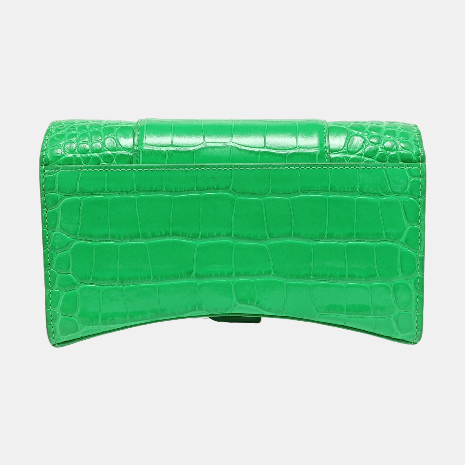 Authenticated pre-owned  Hourglass Calfskin Green - Shoulder Bag at Looply