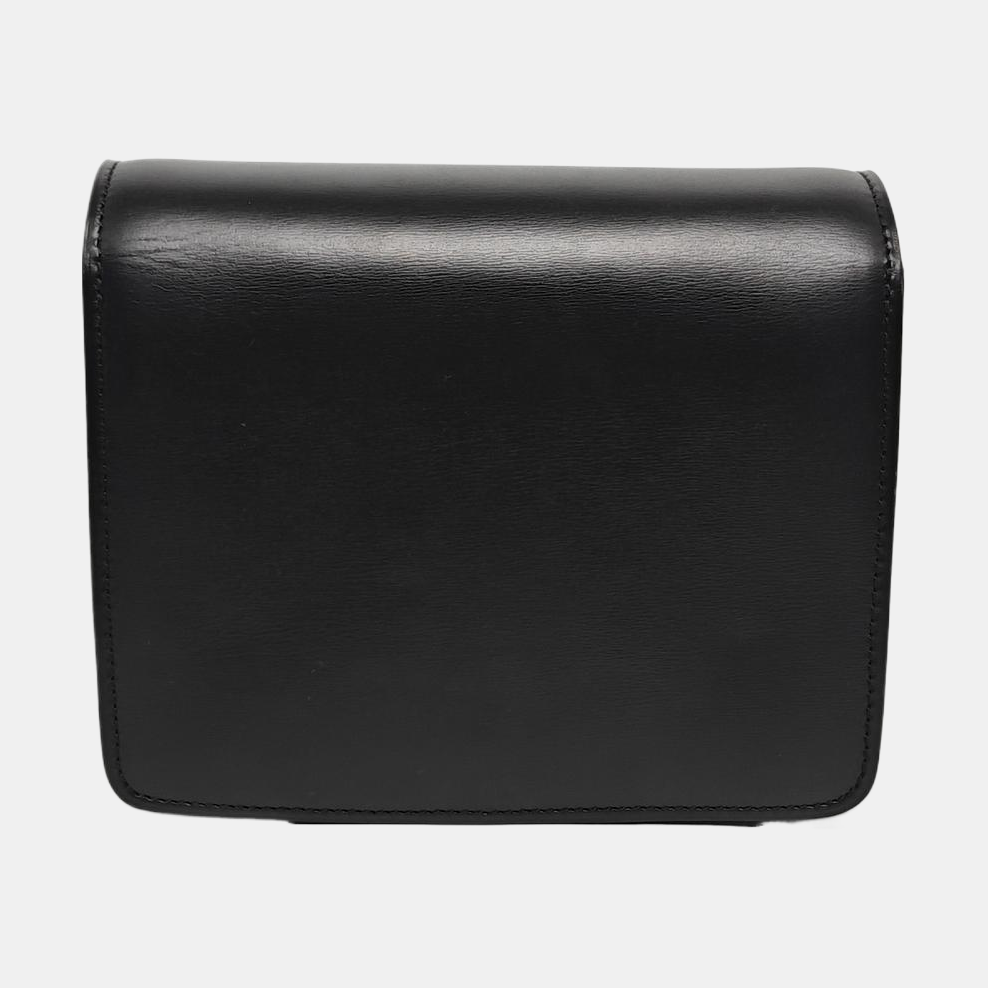 Authenticated pre-owned  CLASSIC BOX Mini Calfskin Black - Shoulder Bag at Looply