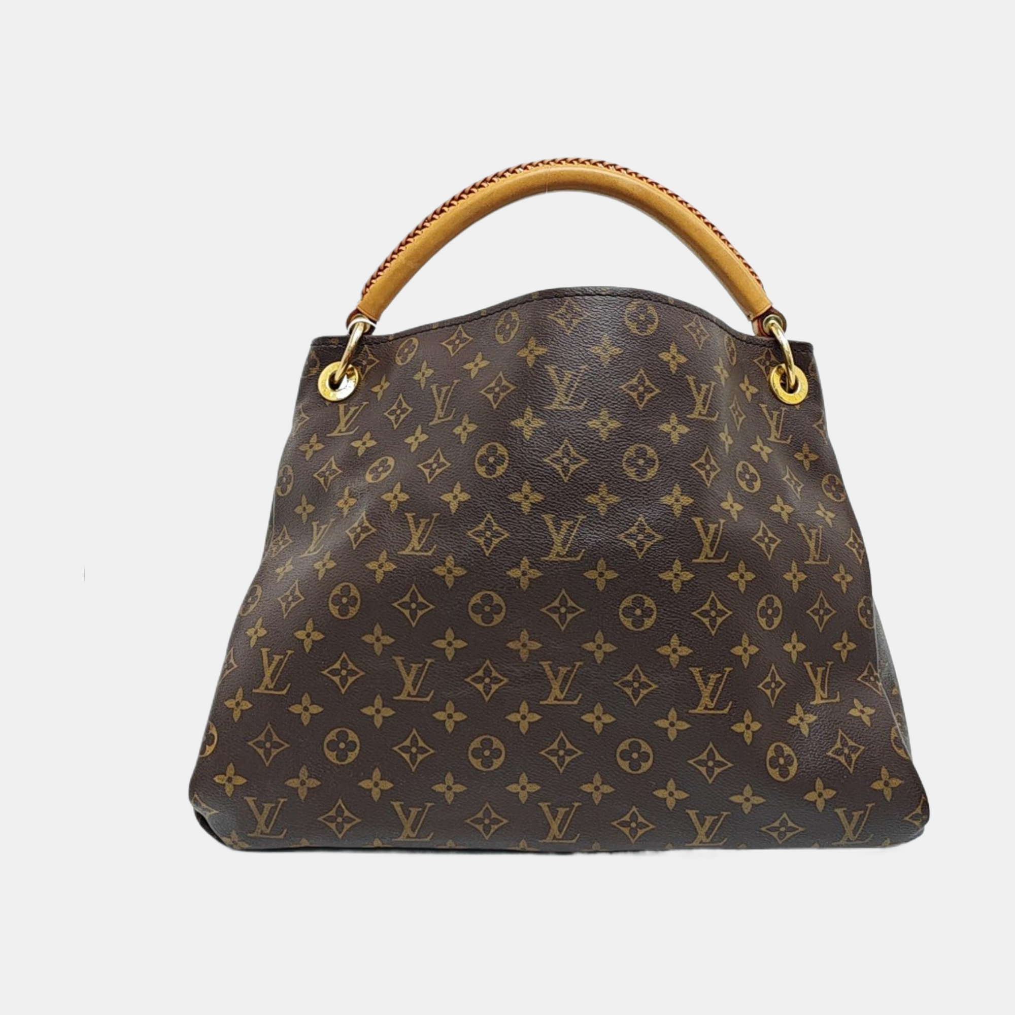 ARTSY MM Monogram Coated Canvas Brown