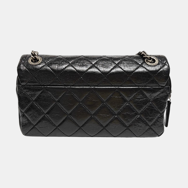 CC CROWN Quilted Calfskin Black