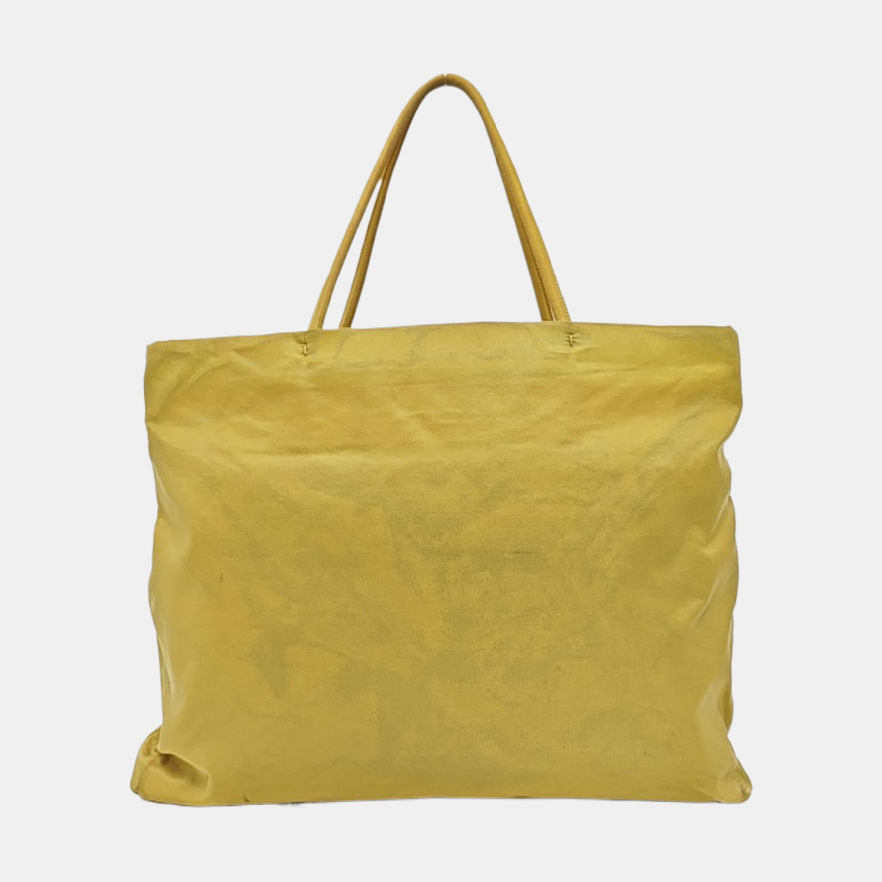 Nylon Tote Bag Yellow