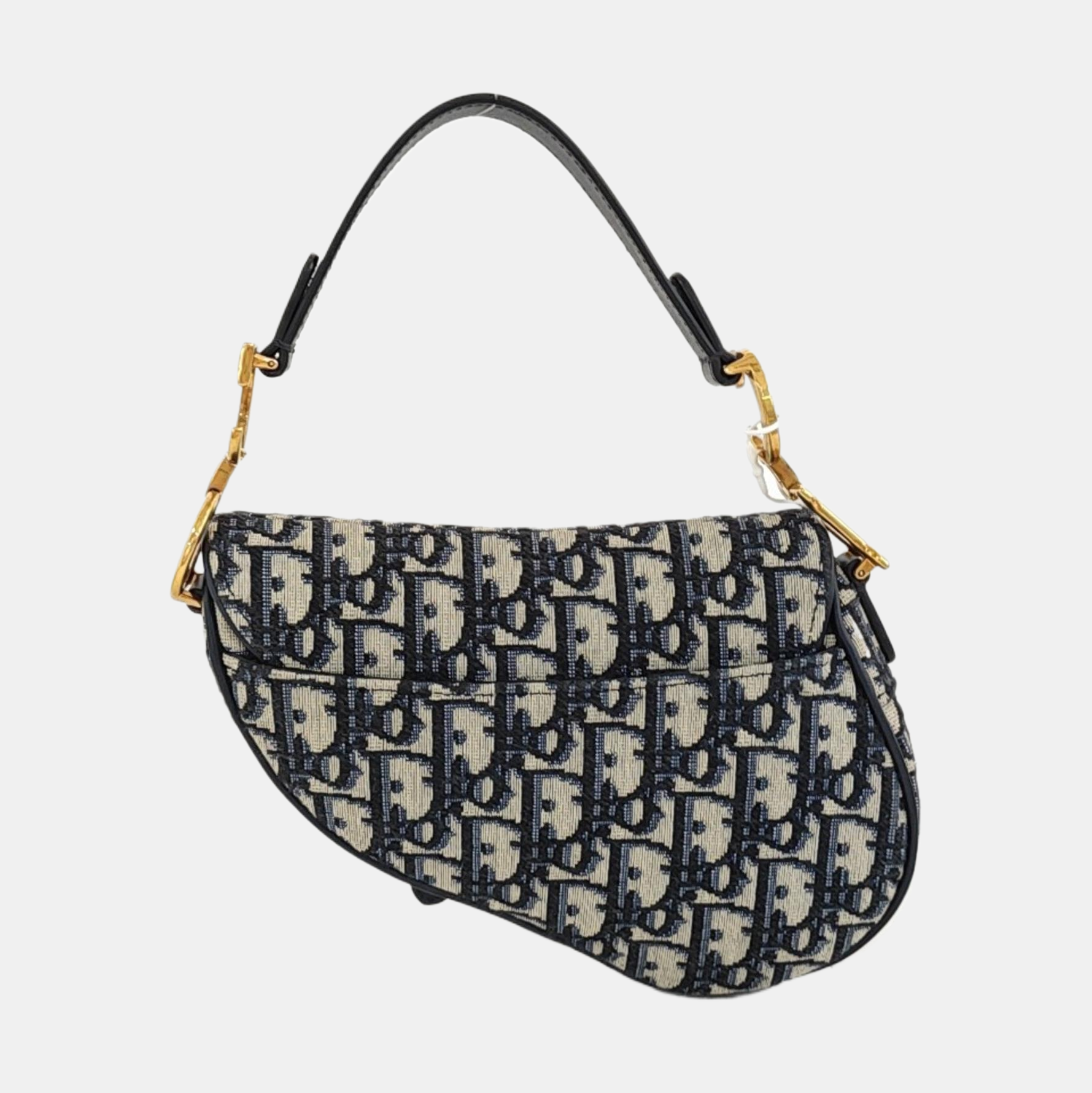 Saddle Mini Oblique Canvas Blue