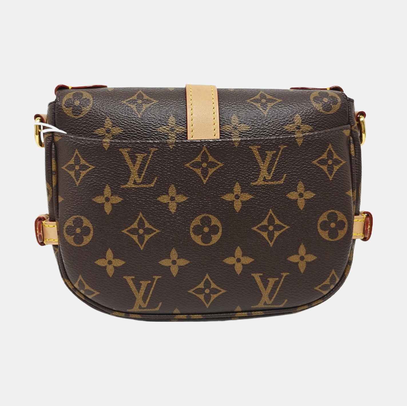 SAUMUR BB Monogram Coated Canvas Brown