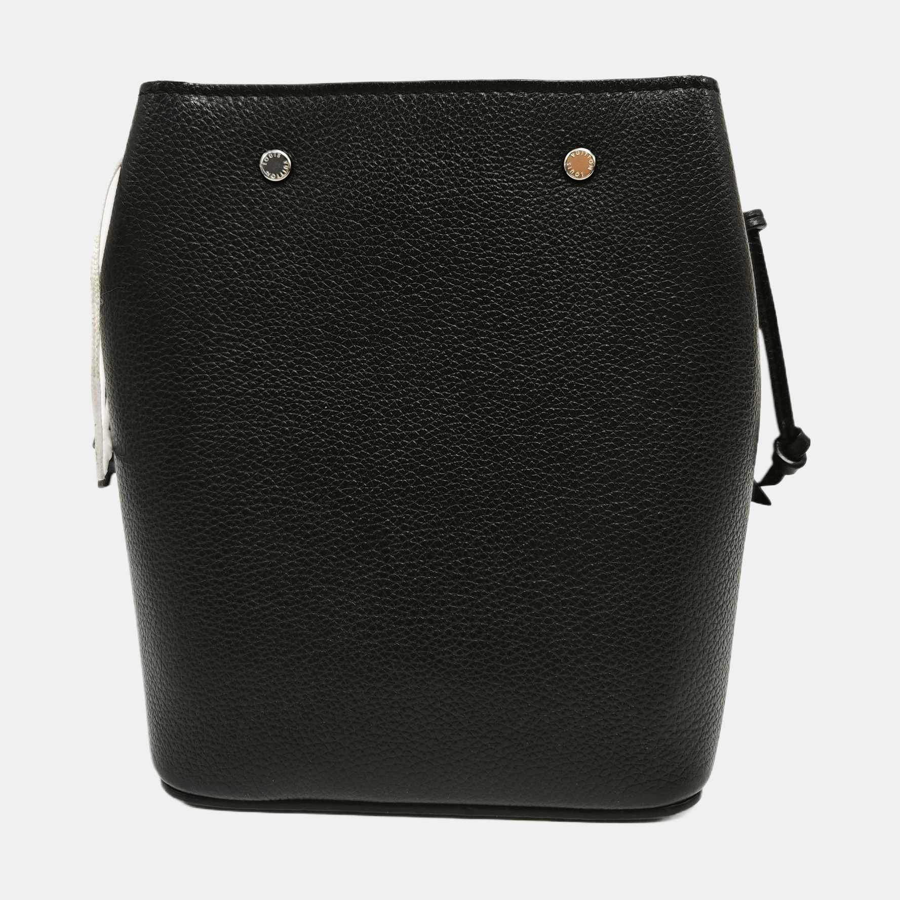 Authenticated pre-owned  LOCKME Nano Calfskin Black - Bucket Bag at Looply