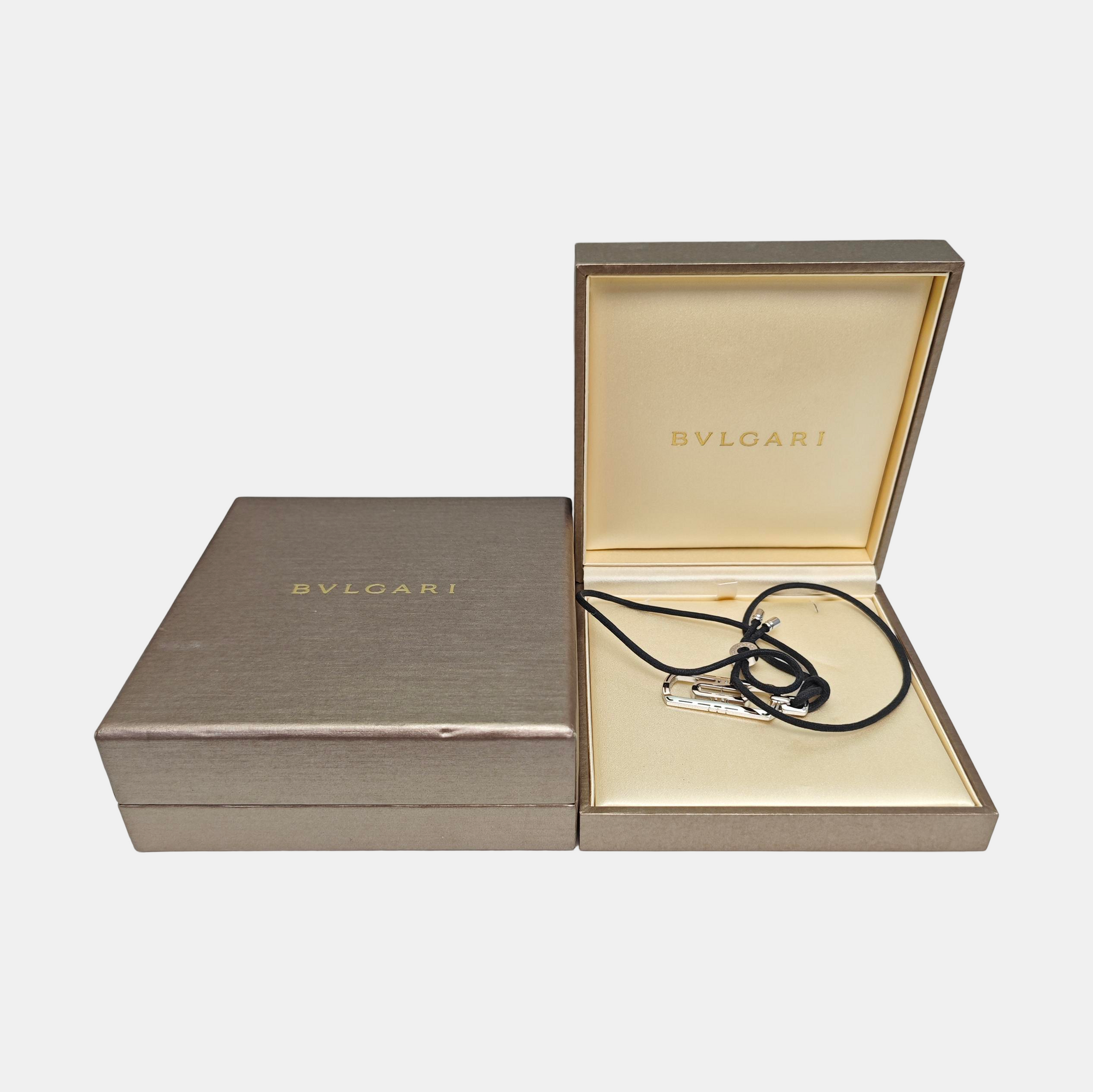 PARENTESI Fabric Black Necklace