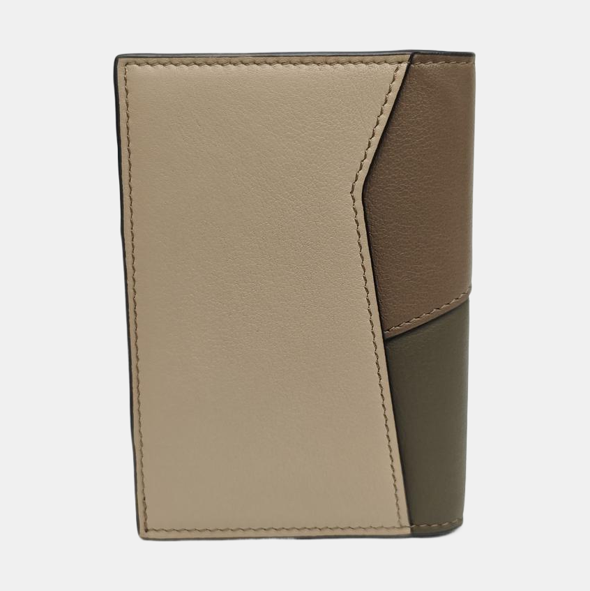 Puzzle Calfskin Multicolor Card Holder