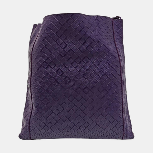 Calfskin Tote Bag Purple