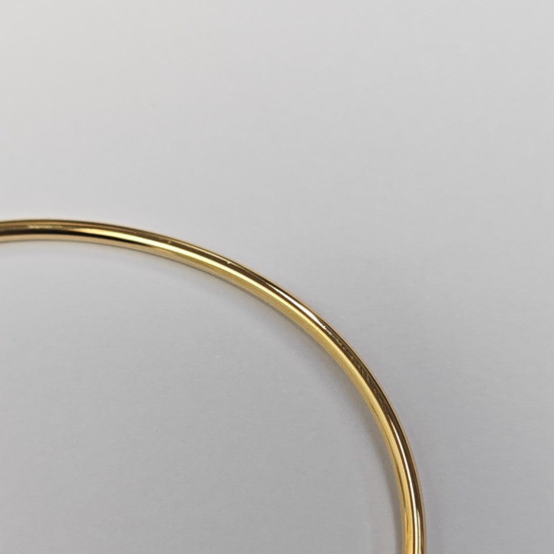 Tiffany T 18k Gold Bangle