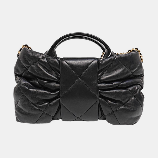 Quilted Lambskin Mini Black