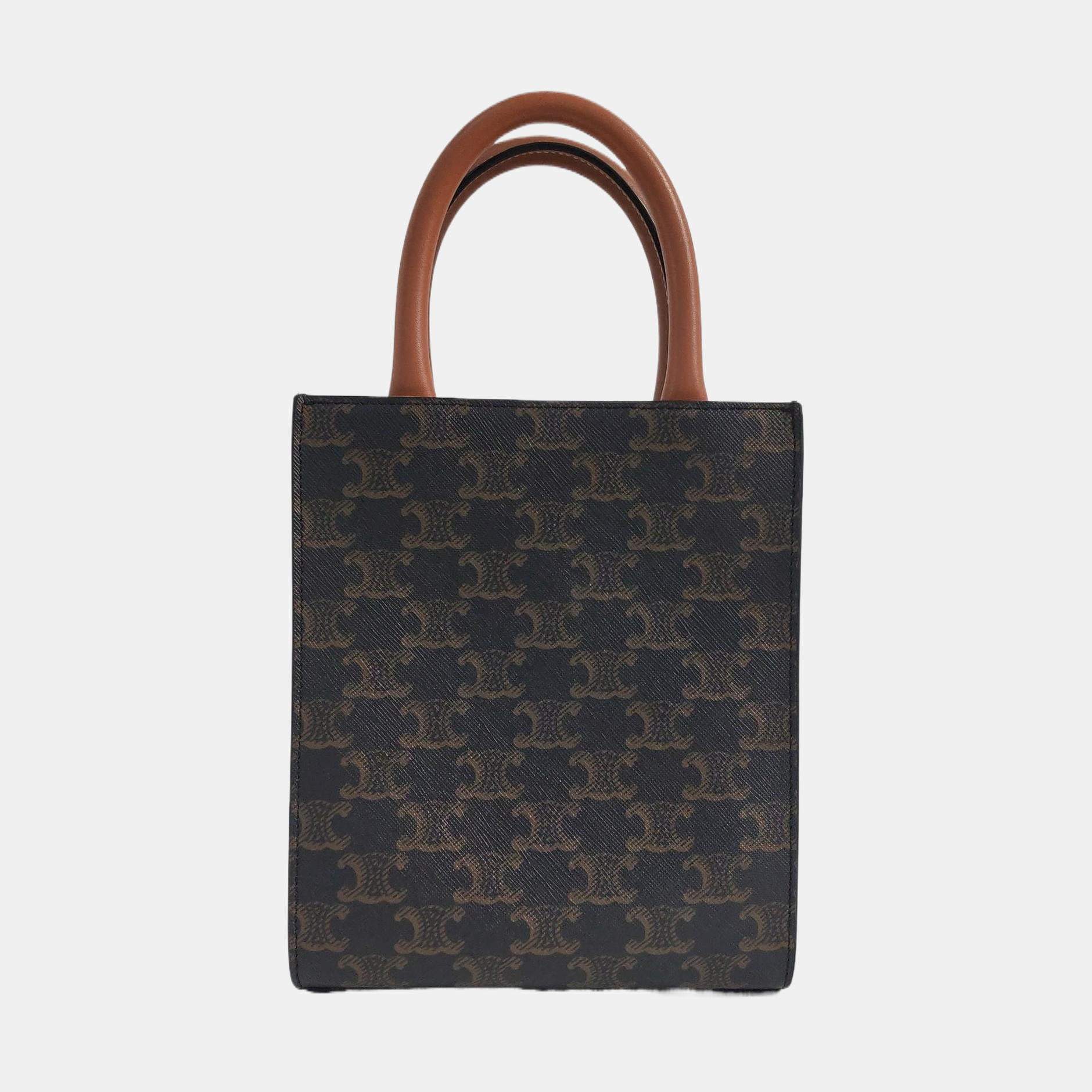 CABAS CELINE Mini Coated Canvas Brown