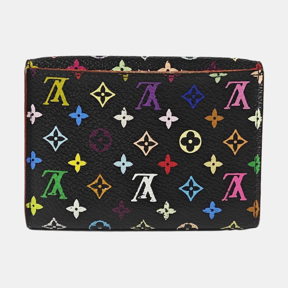 LV × TM ROSALIE Monogram Coated Canvas Black Coin Purse