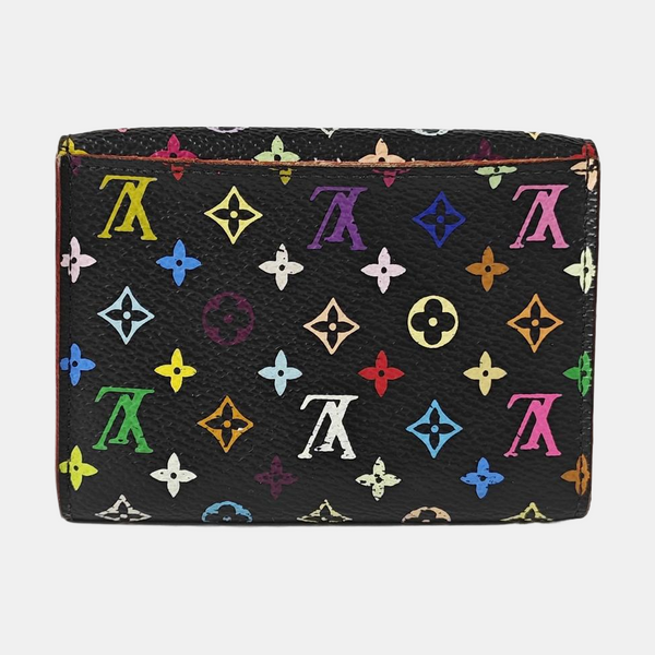 LV × TM ROSALIE Monogram Coated Canvas Black Coin Purse