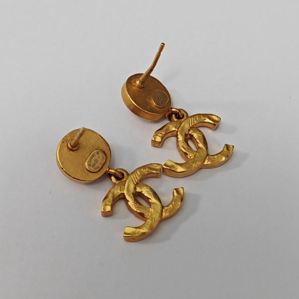 Metal Gold Stud Earrings