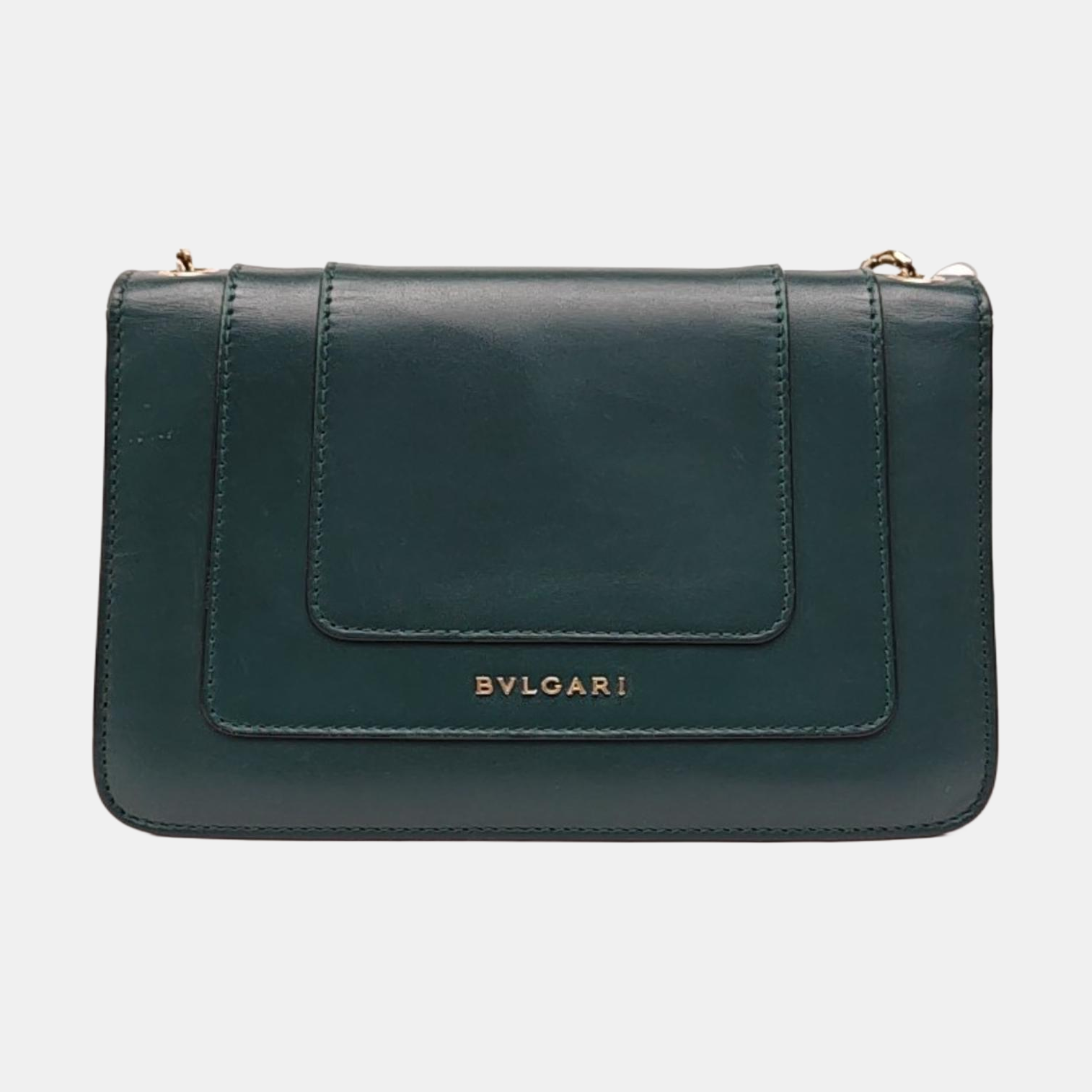 SERPENTI FOREVER Small Calfskin Green