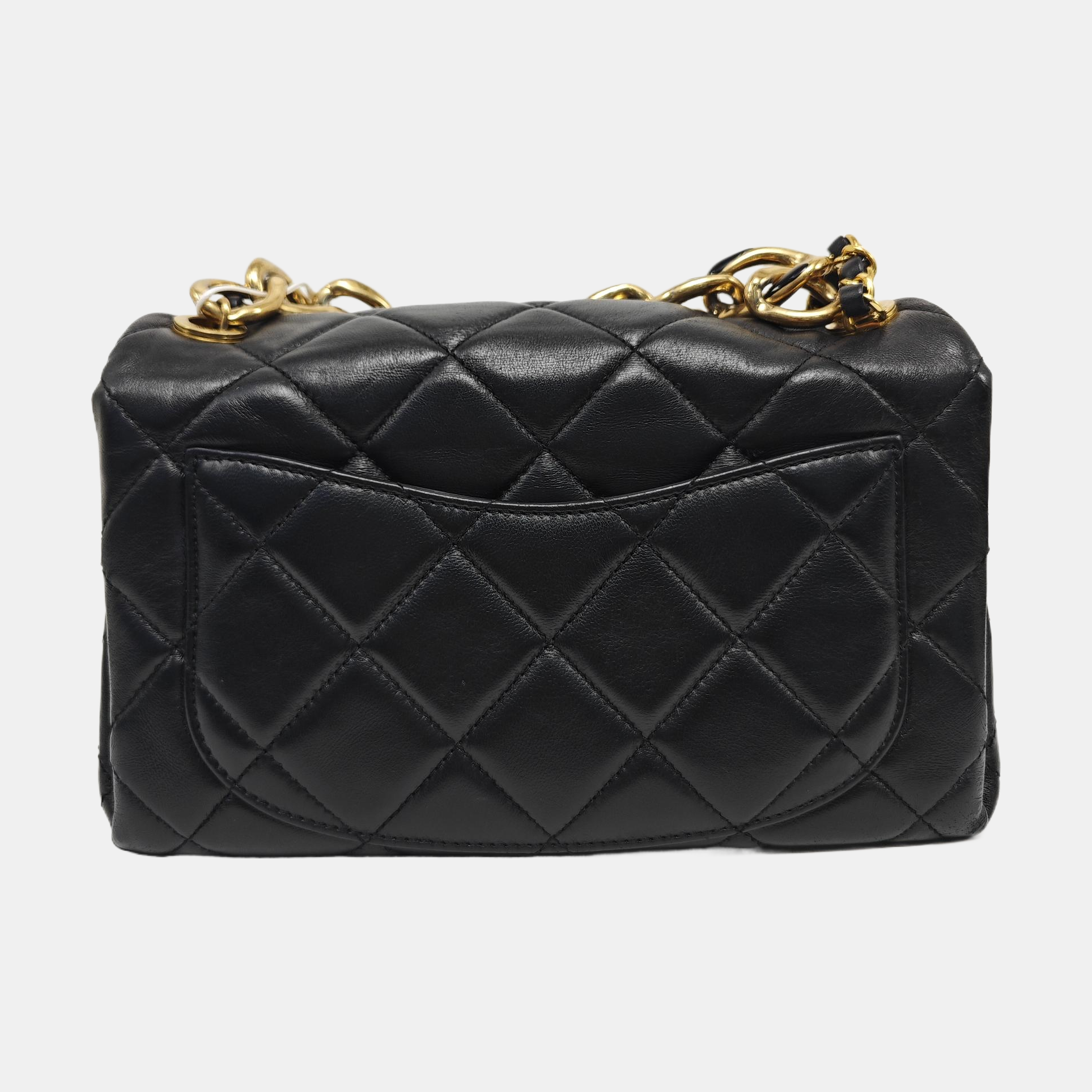 Quilted Lambskin Medium Black