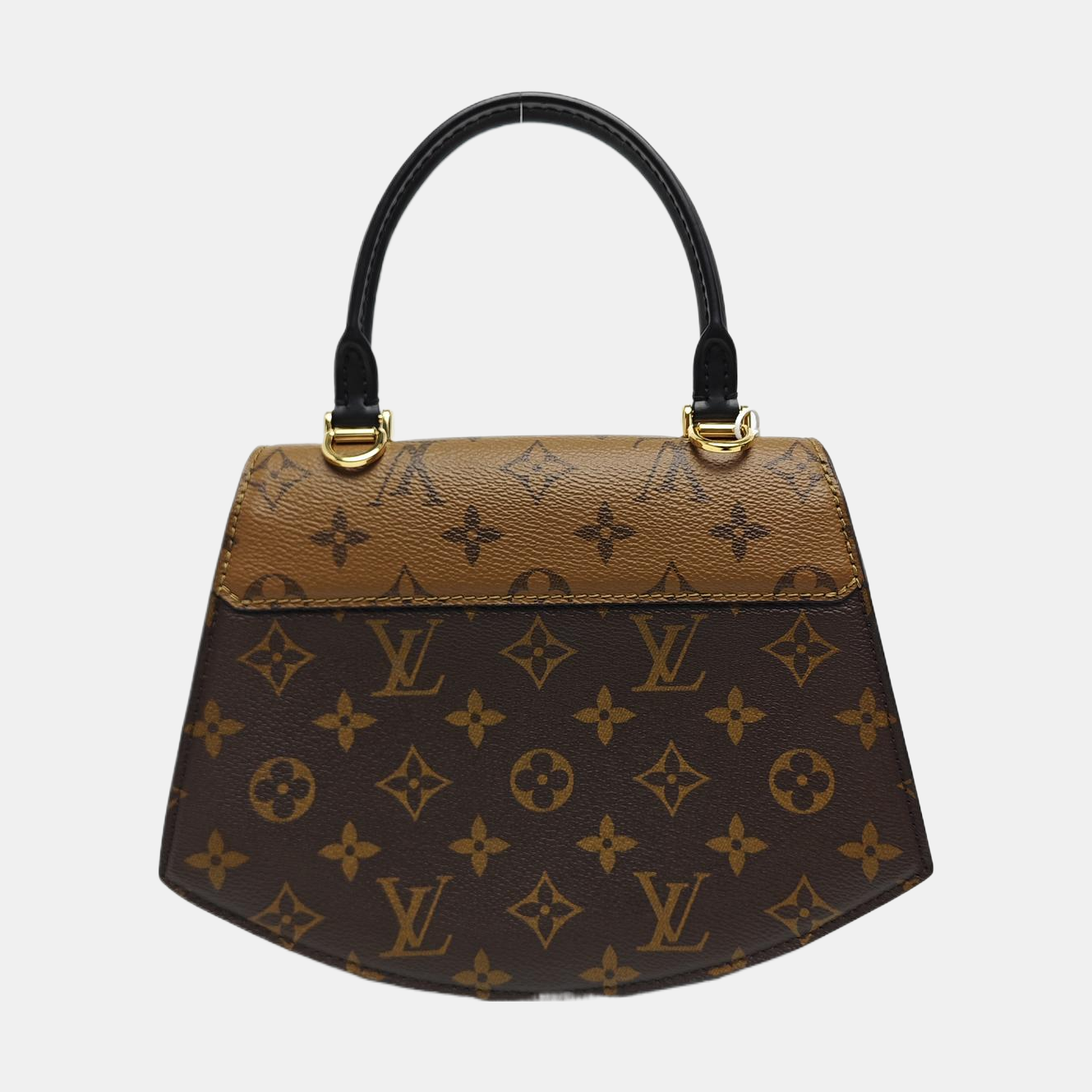 EDEN Super Mini Monogram Coated Canvas Brown