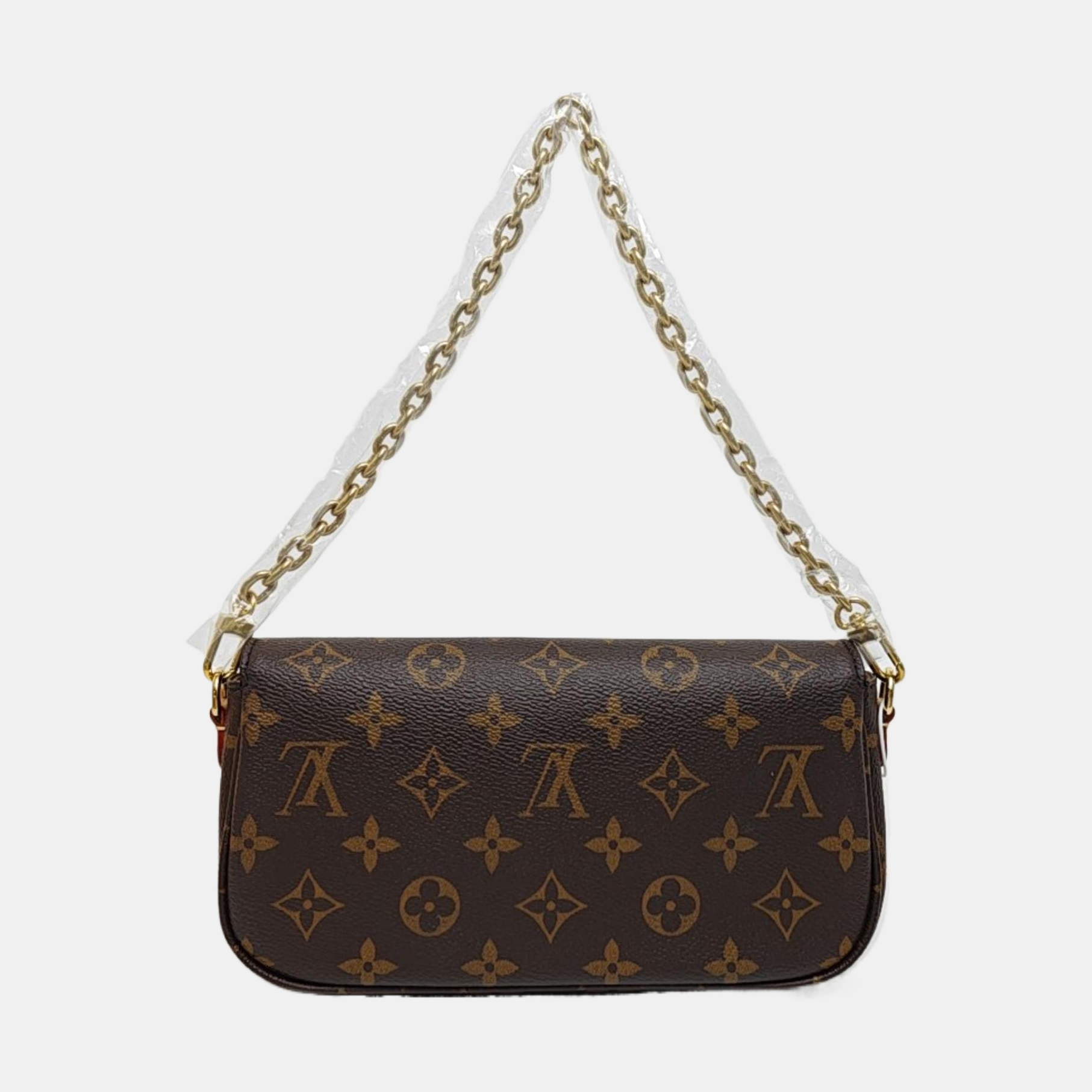 IVY Monogram Coated Canvas Brown