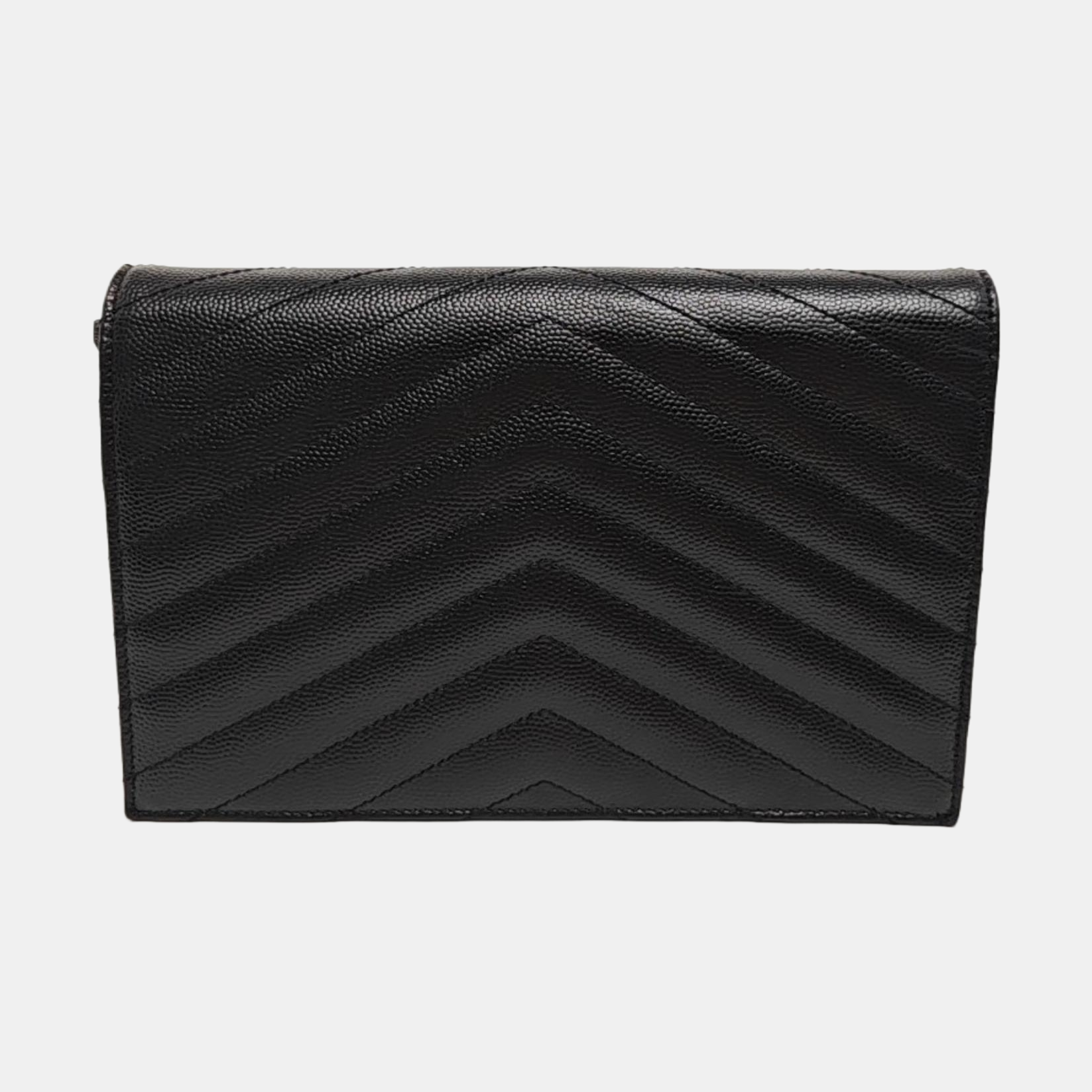 MONOGRAM WOC Chevron Calfskin Black