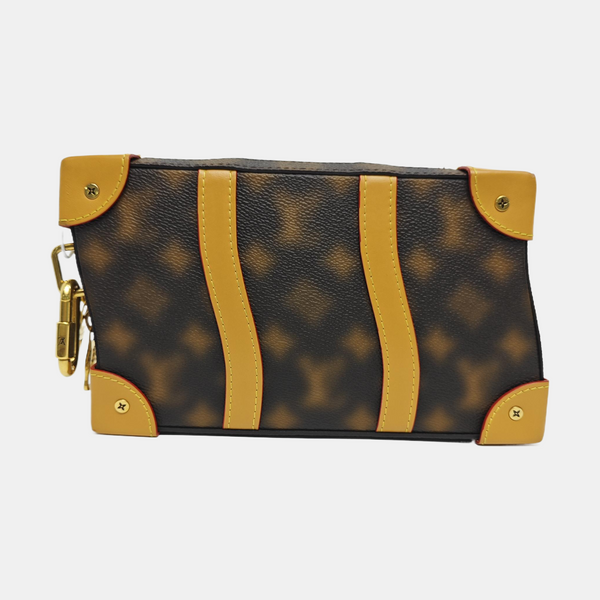 SOFT TRUNK Coated Canvas Brown