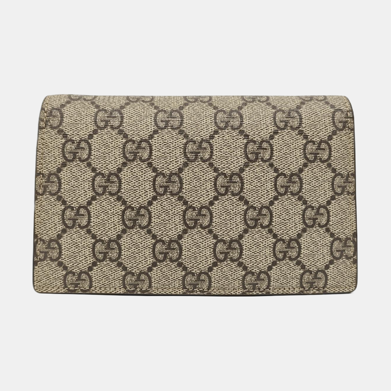 Dionysus Super Mini Monogram Coated Canvas Beige