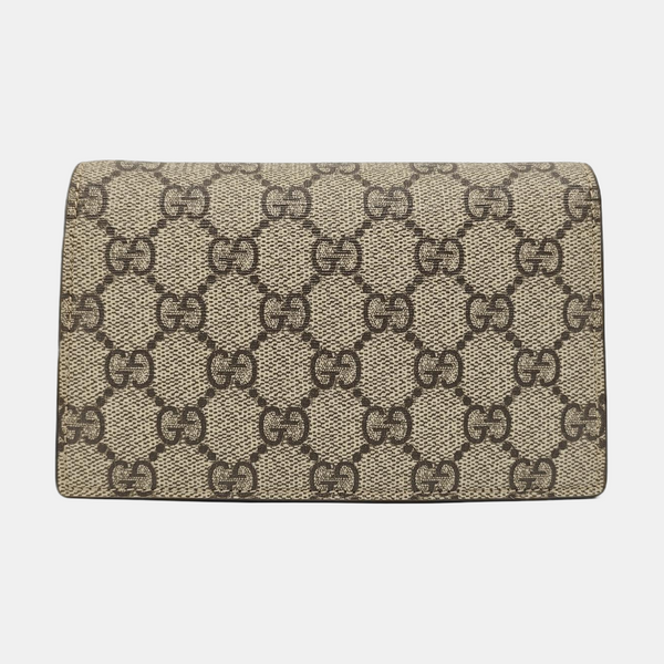 Dionysus Super Mini Monogram Coated Canvas Beige