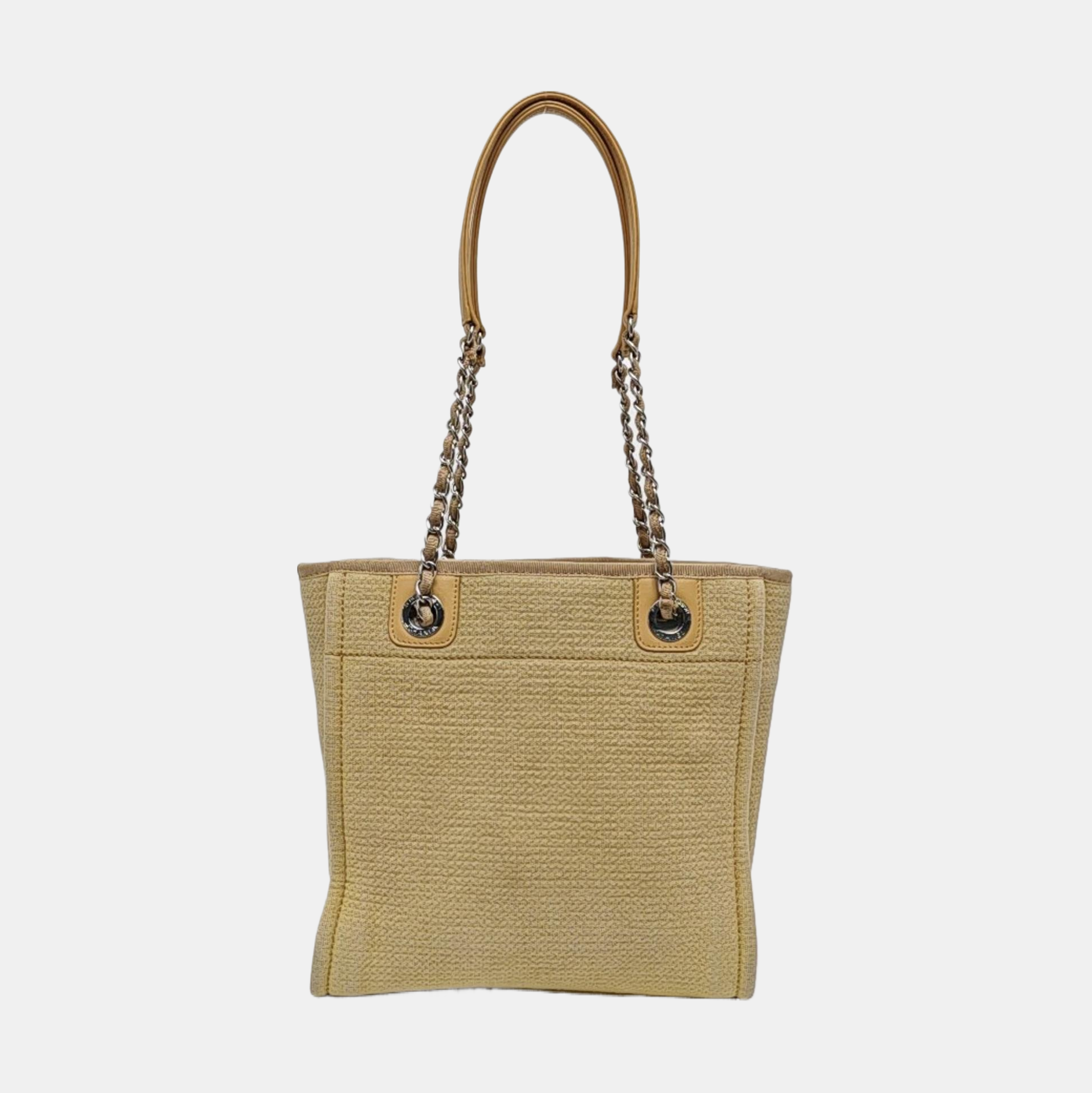 Authenticated pre-owned  DEAUVILLE Canvas Beige - Tote Bag at Looply