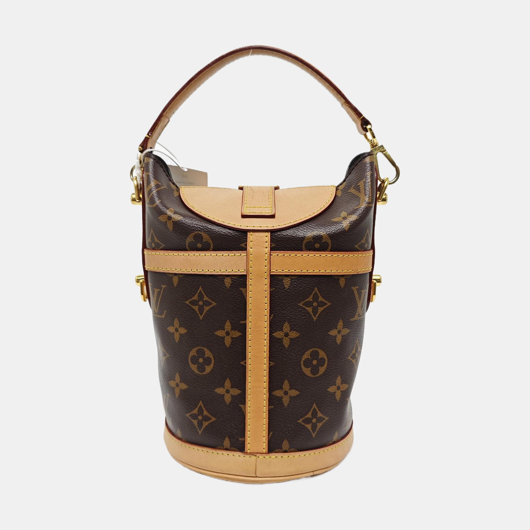 DUFFLE Monogram Coated Canvas Brown