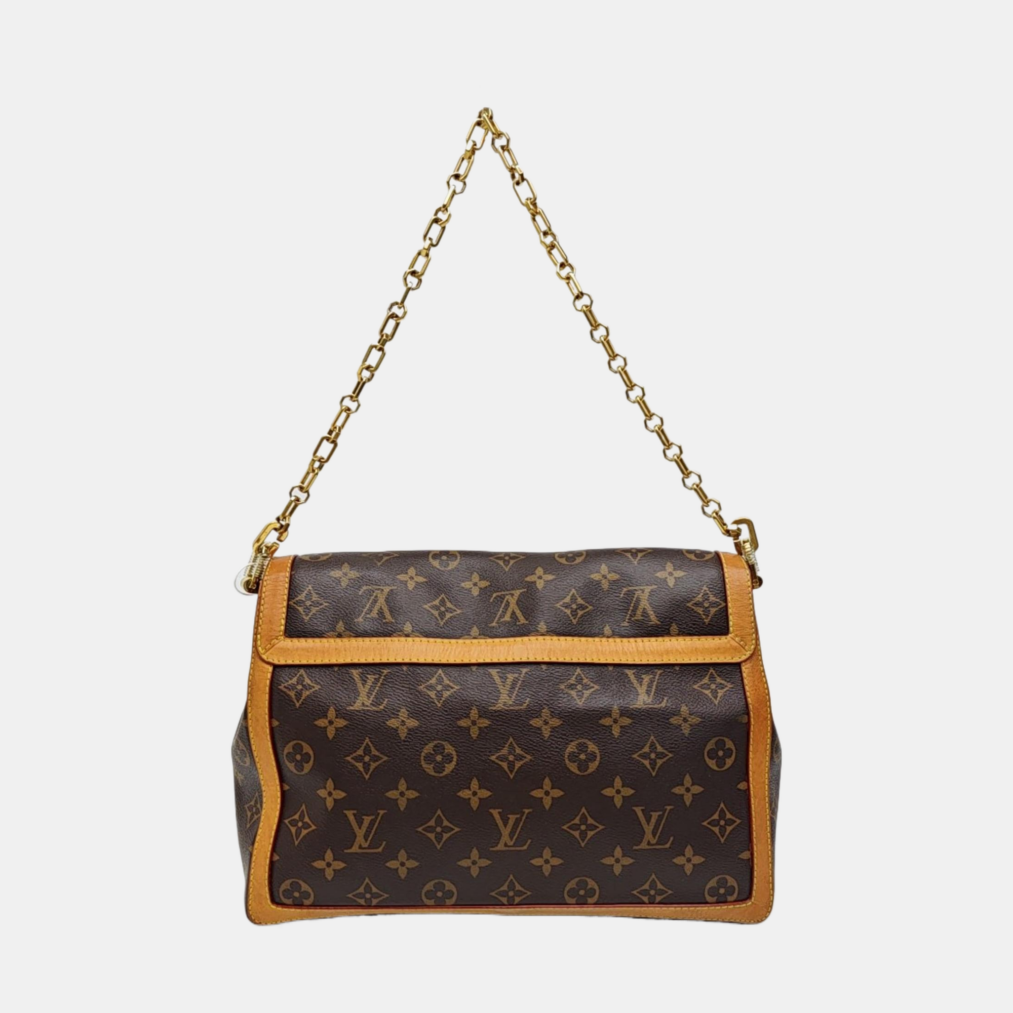 DAUPHINE Coated Canvas Brown
