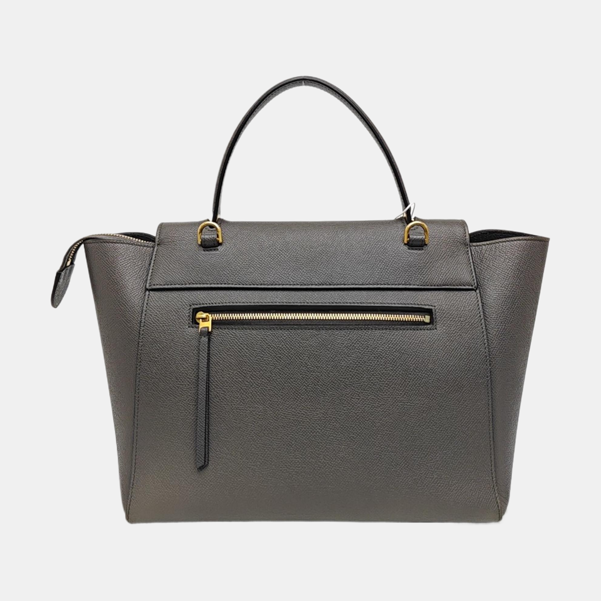 BELT Mini Calfskin Gray