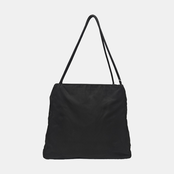 Nylon Shoulder Bag Black