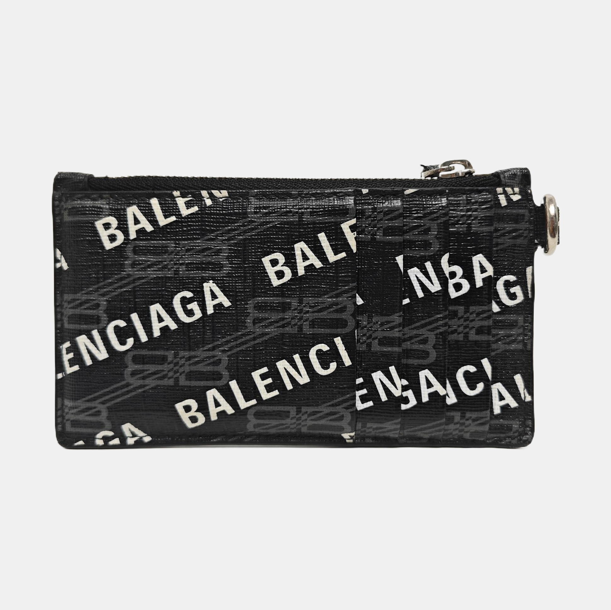 Calfskin Card Holder Black
