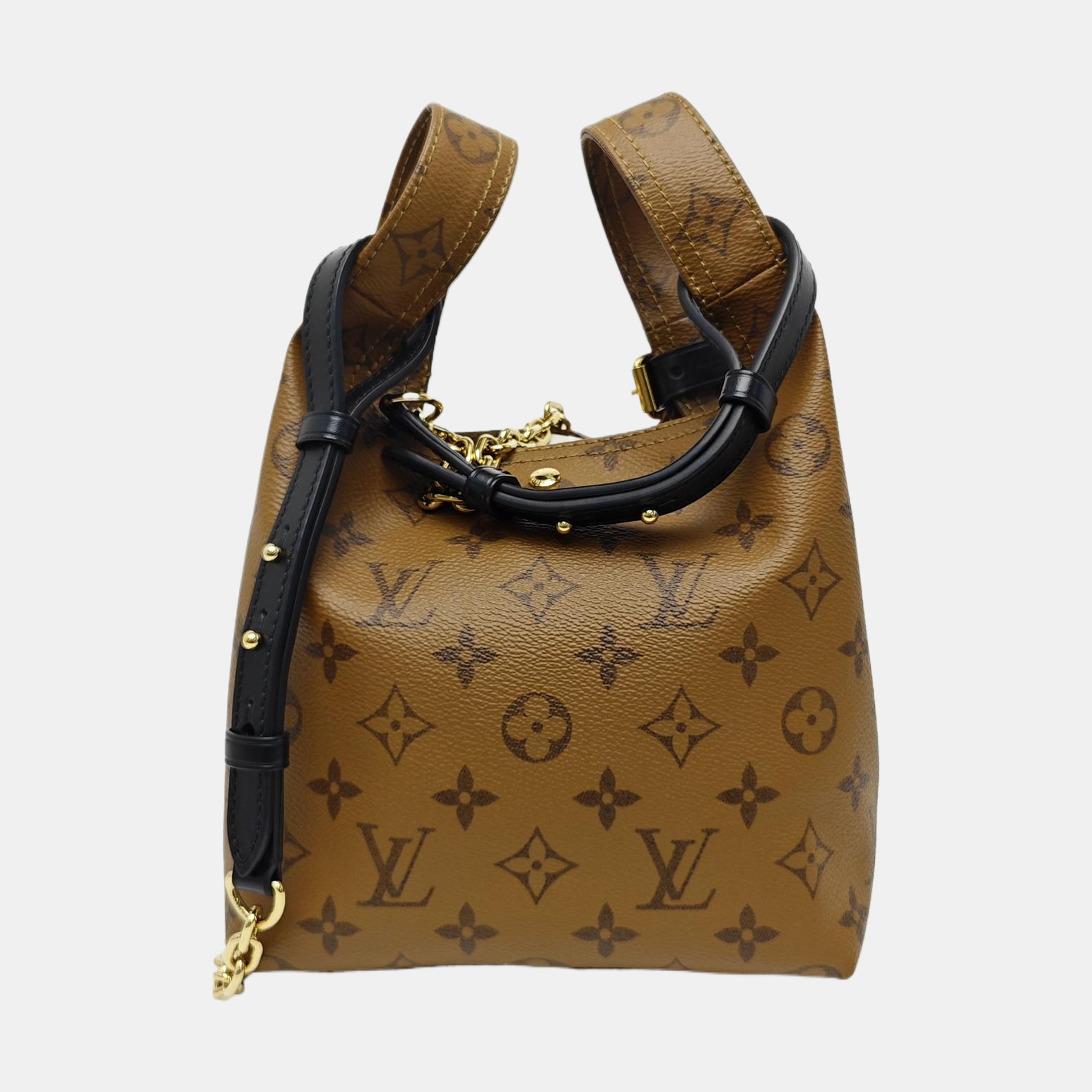 ATLANTIS PM Monogram Coated Canvas Brown
