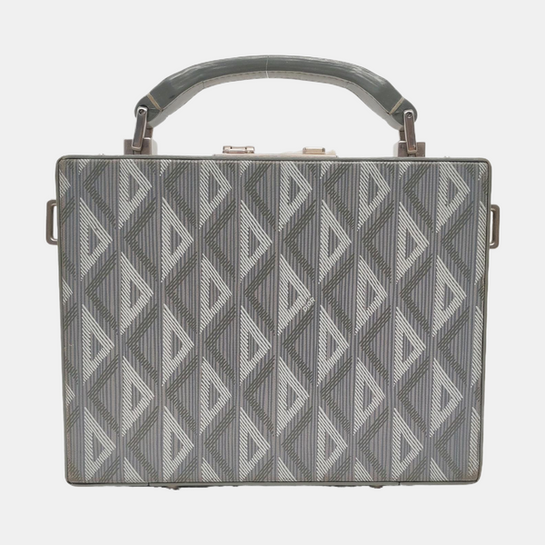 Lock Oblique Coated Canvas Gray