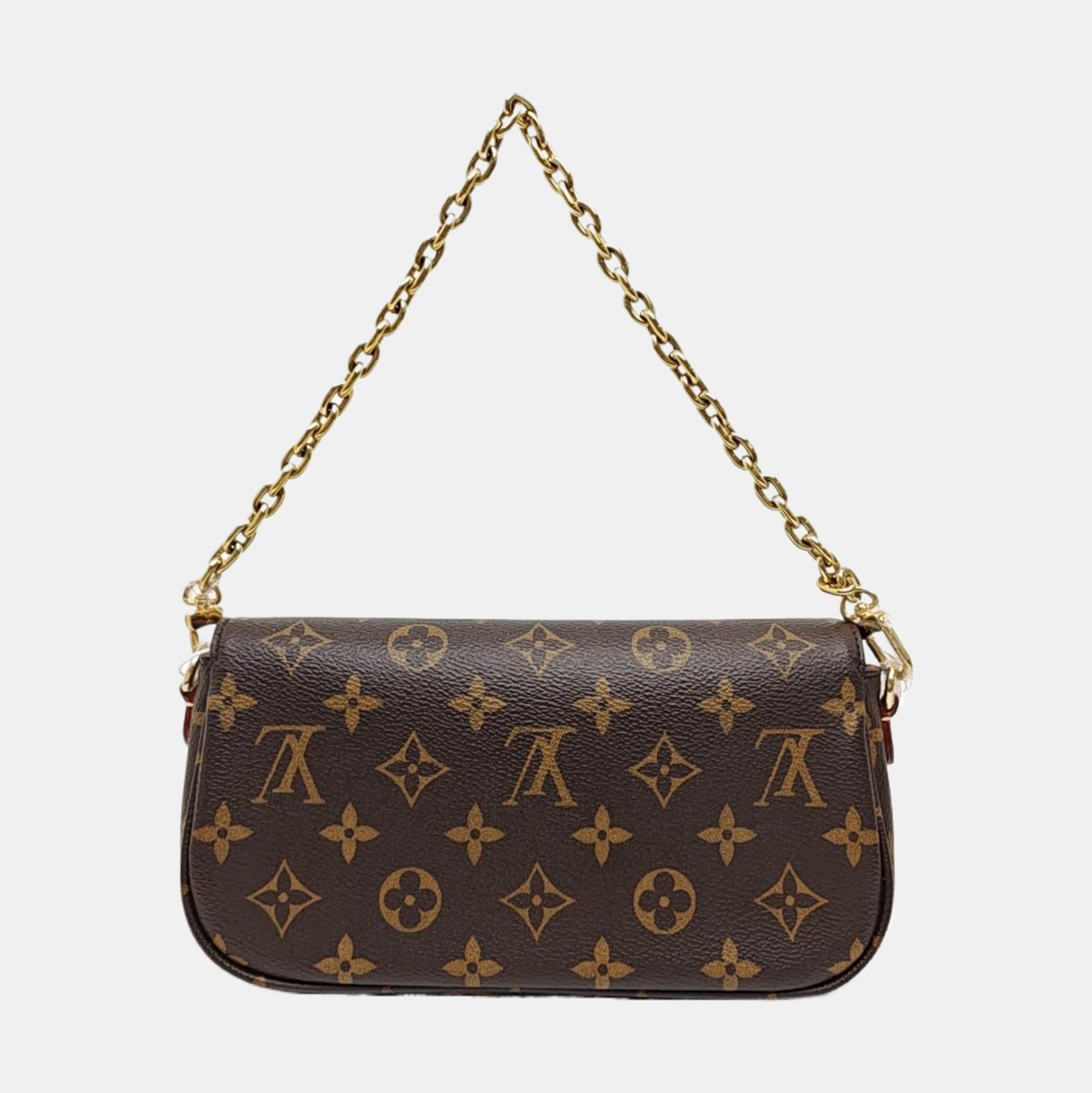 IVY Monogram Coated Canvas Brown