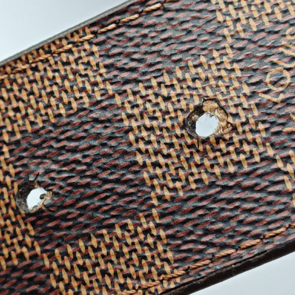 Coated Canvas Belt Brown