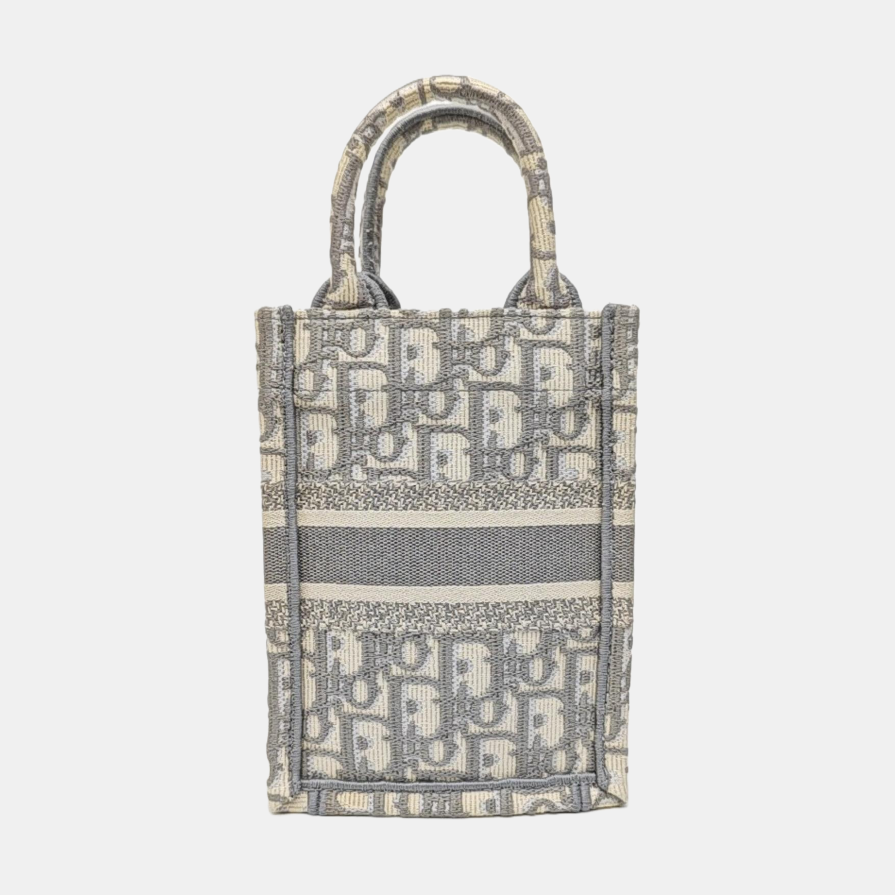 Book Tote Mini Canvas Gray