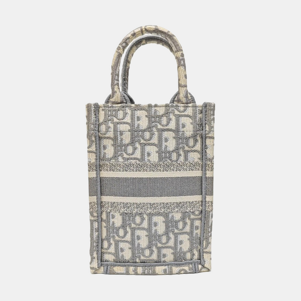 Book Tote Mini Canvas Gray
