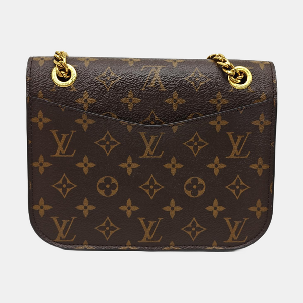 PASSY Monogram Coated Canvas Brown