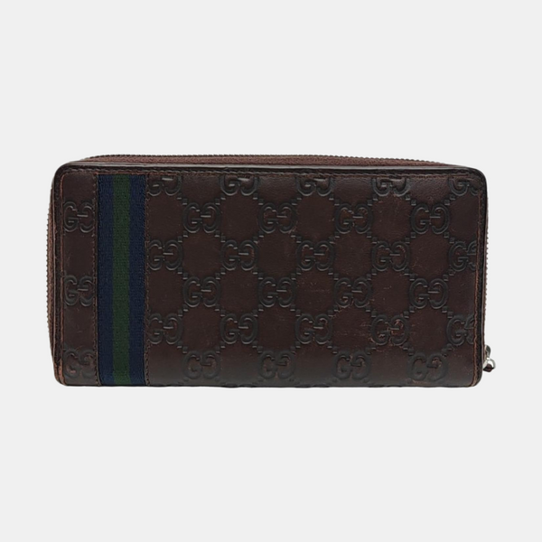 Monogram Calfskin Wallet Brown