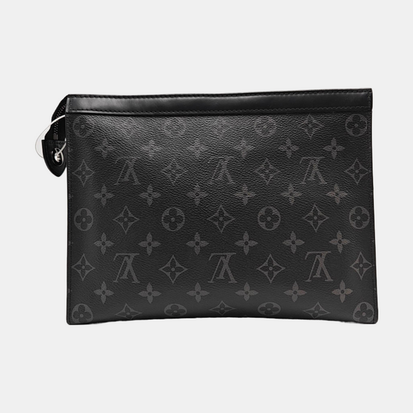 Pochette Voyag MM Monogram Coated Canvas Black