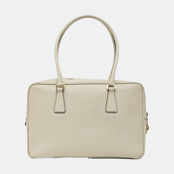 Calfskin Shoulder Bag Beige