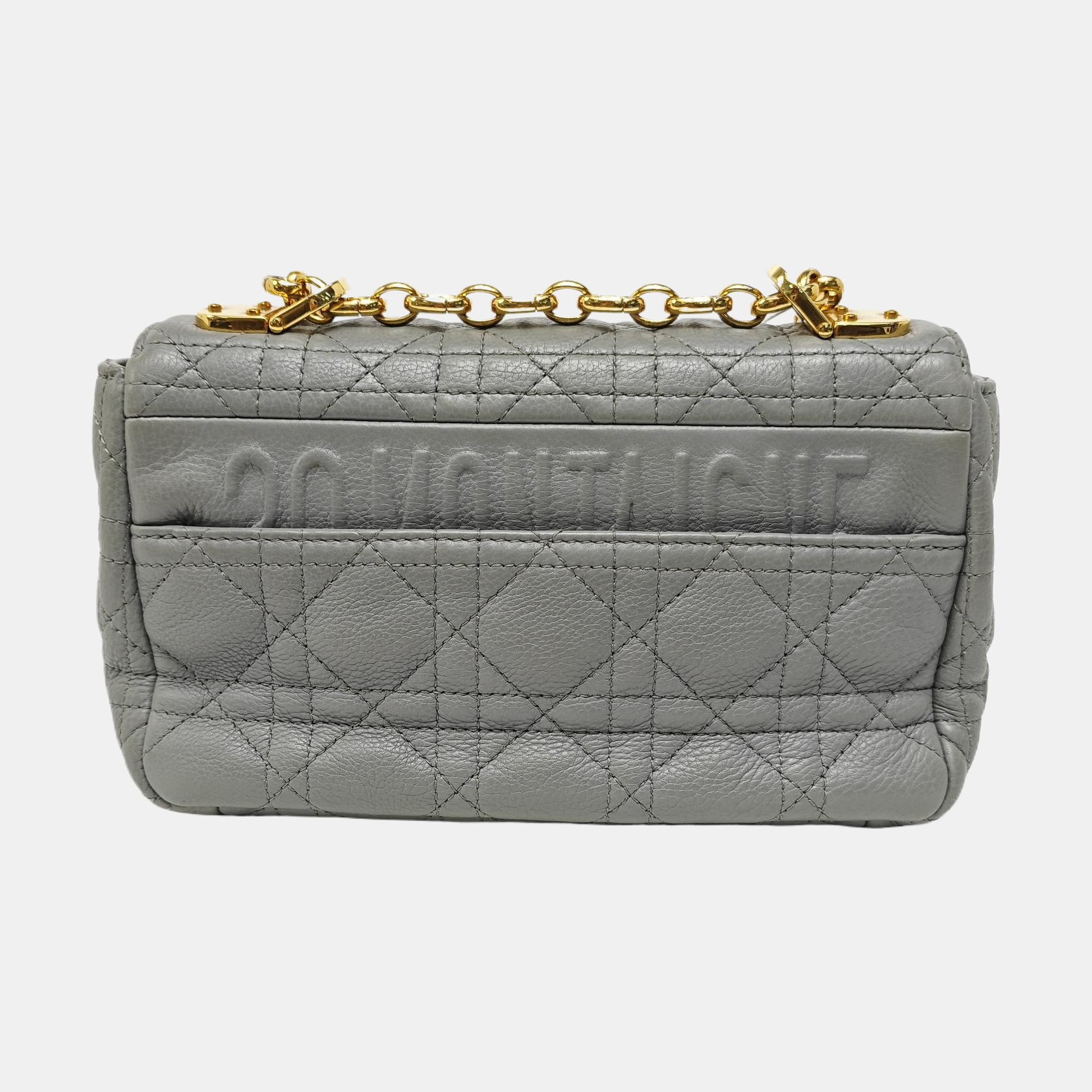 Dior Caro Small Cannage Calfskin Blue