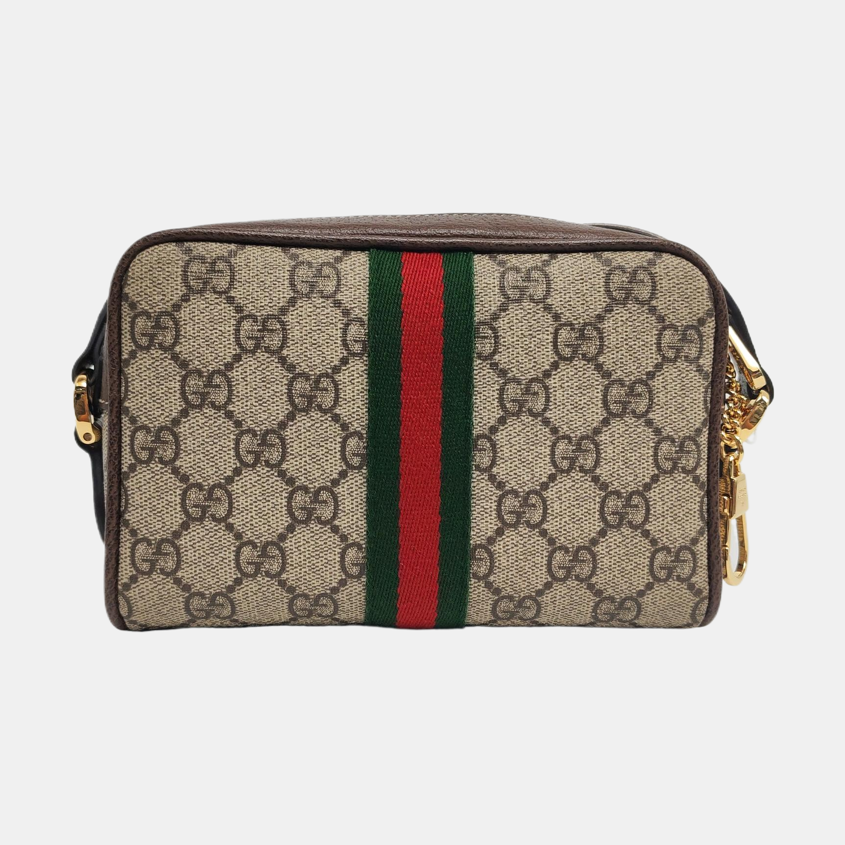 Authenticated pre-owned  Ophidia Mini Monogram Coated Canvas Beige - Shoulder Bag at Looply