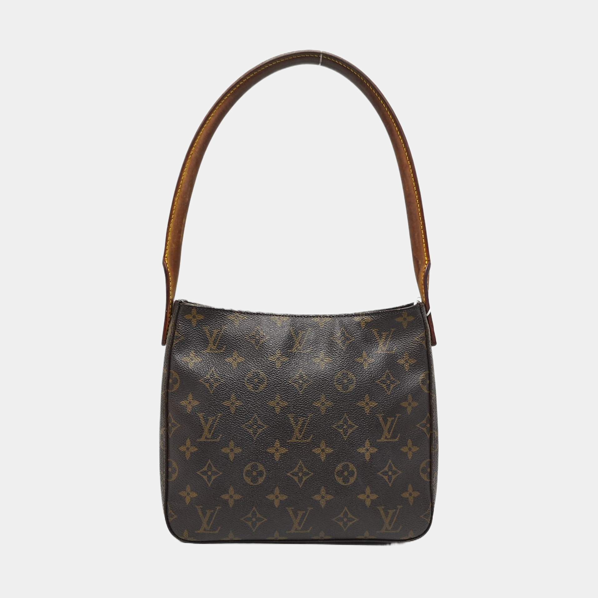 LOOPING MM Monogram Coated Canvas Brown