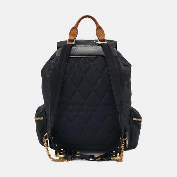 The Rucksack Large Nylon Black