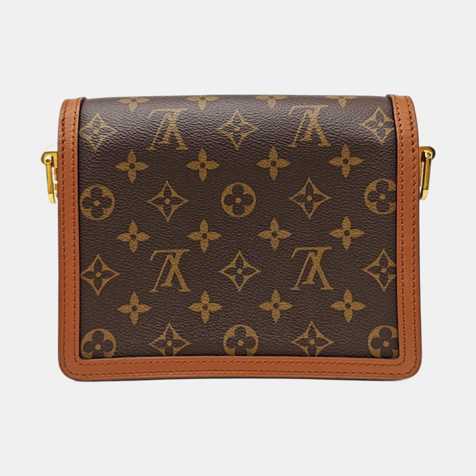 DAUPHINE Mini Monogram Coated Canvas Brown