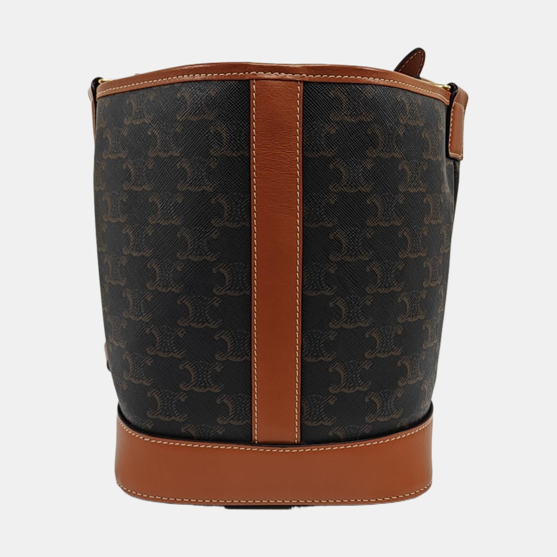 TRIOMPHE CANVAS Small Coated Canvas Brown