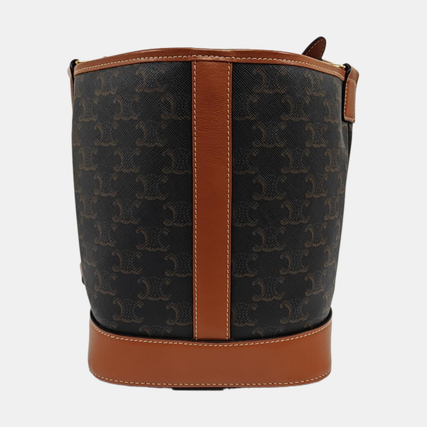 TRIOMPHE CANVAS Small Coated Canvas Brown