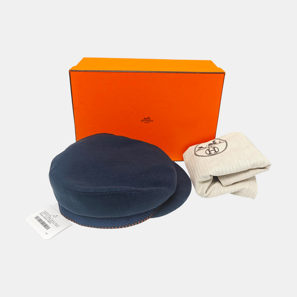 Linen Hat Blue